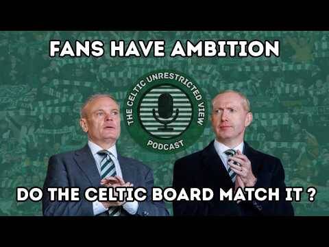 Fans Havd European Ambition Do the Celtic Board? Fans Havd European Ambition Do the Celtic Board?
