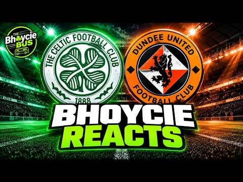 CELTIC 1-2 DUNDEE UTD &ndash; COULD DISASTER STRIKE LETS WATCHALONG THE 2ND HALF?