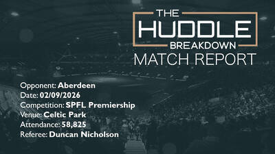 Celtic 3, Aberdeen 0 &ndash; SPFL &ndash; 2nd September 2026