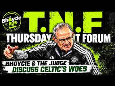 THE T. N. F – BHOYCIE AND THE JUDGE DISCUSS CELTIC’S WOES. THE T. N. F – BHOYCIE AND THE JUDGE DISCUSS CELTIC’S WOES.