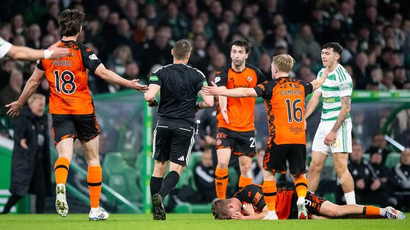 Former referee issues verdict on possible Celtic red card vs Dundee United