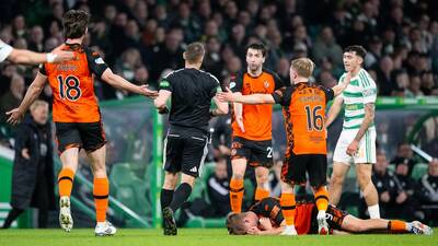 Former referee issues verdict on possible Celtic red card vs Dundee United Former referee issues verdict on possible Celtic red card vs Dundee United