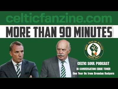 In Conversation with Eddie Toner : One Year On from Brendan Rodgers In Conversation with Eddie Toner : One Year On from Brendan Rodgers