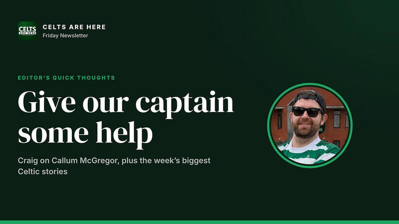Friday Newsletter: Give our captain some help