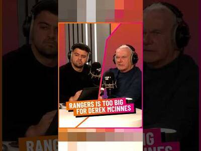 Is Rangers Too Big for Derek Mcinnes?