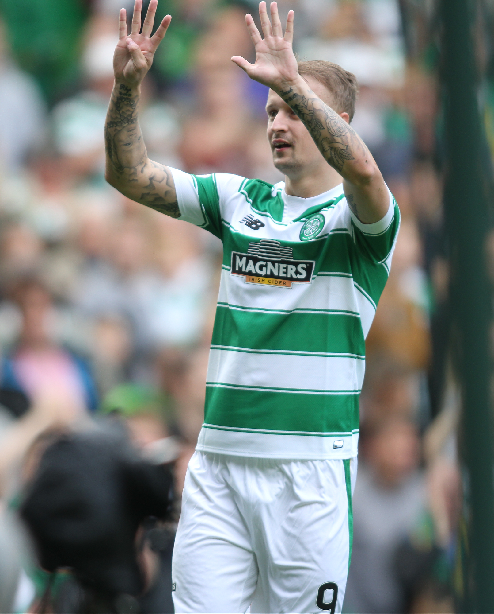 Brendan Rodgers backs Celtic striker Leigh Griffiths to seize his chance