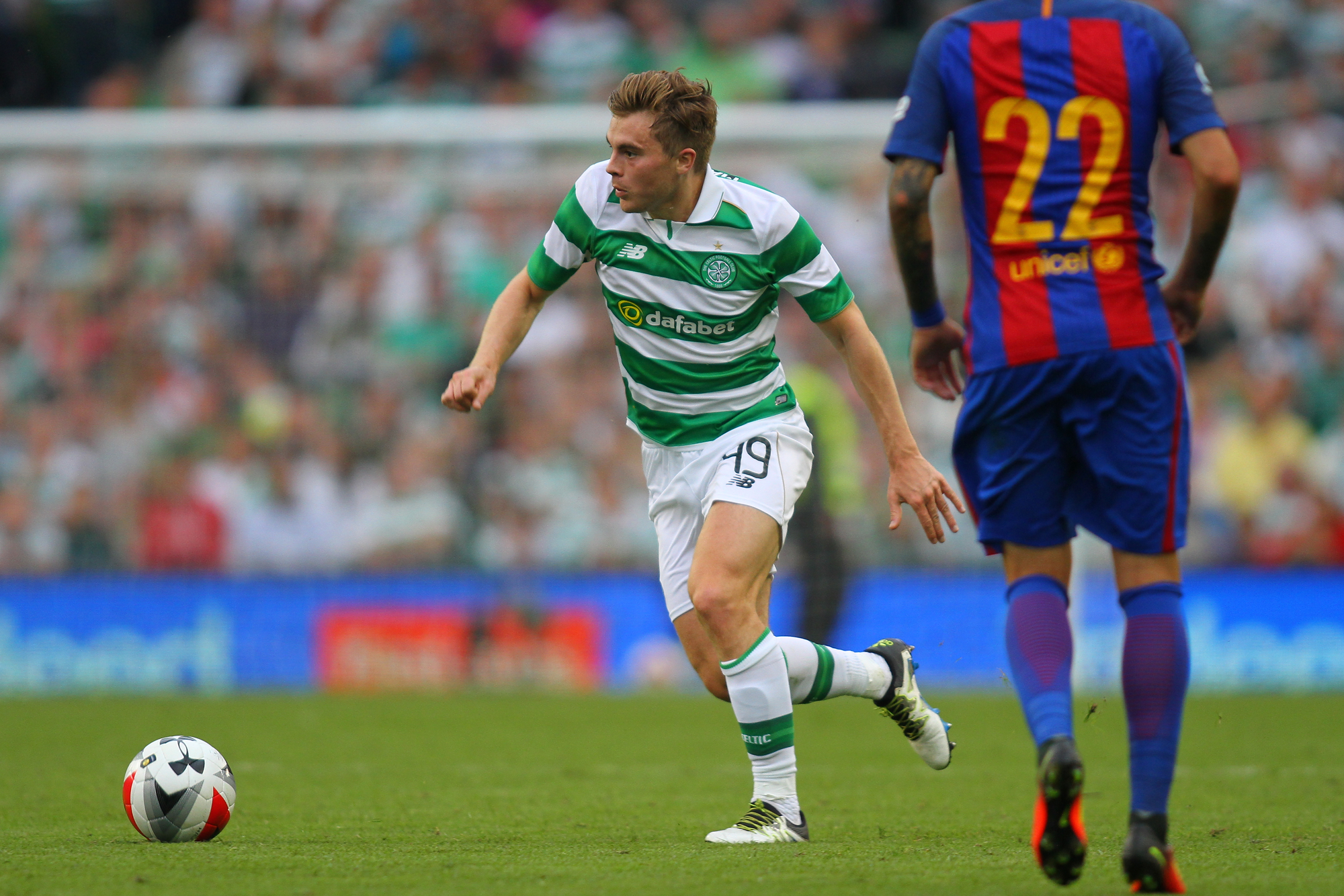 James Forrest hails Dembele and Griffiths as dynamic duo team up to stun Rangers