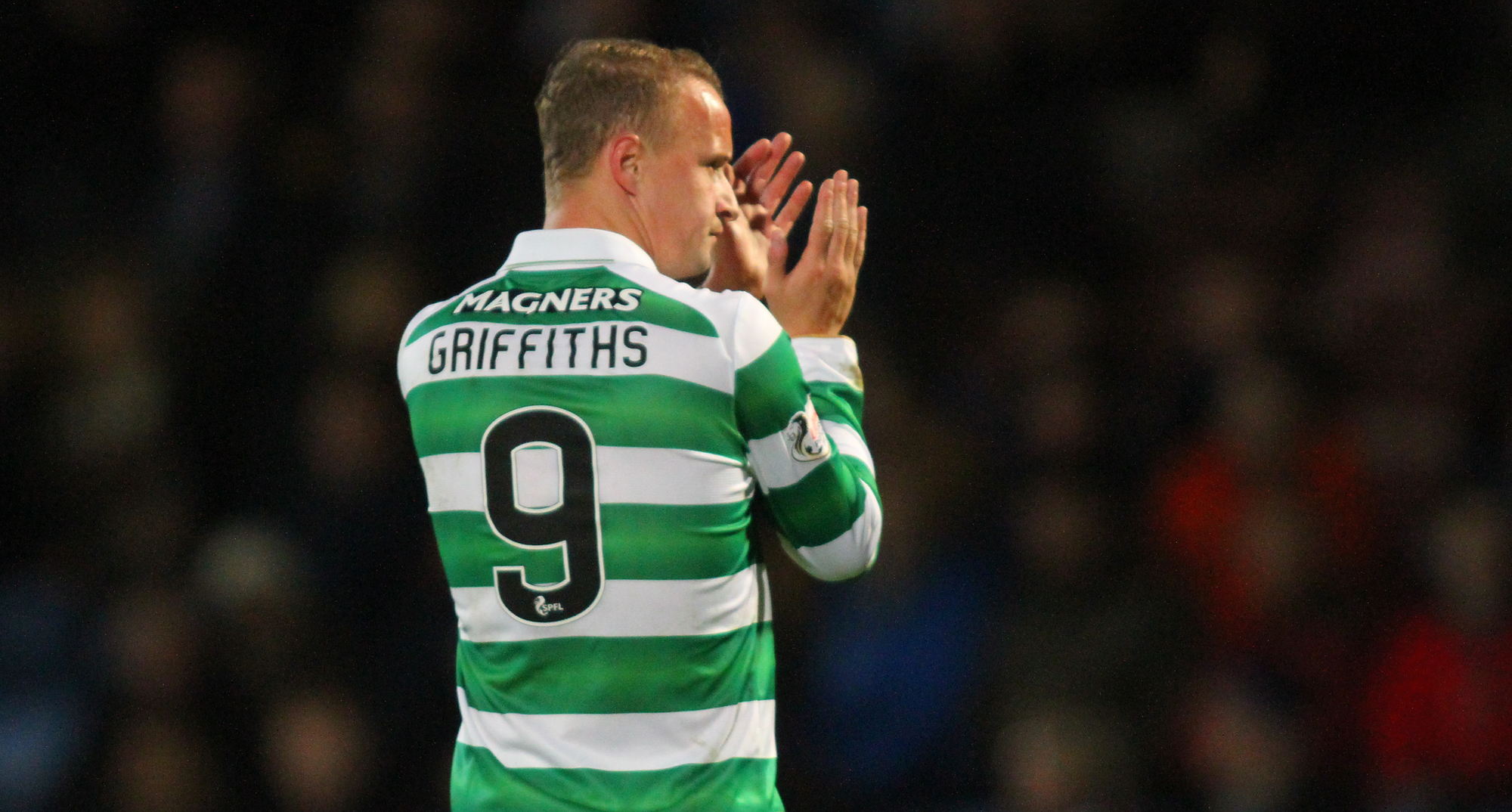Celtic 2 Dundee 1; Griffiths nets third goal in as many games