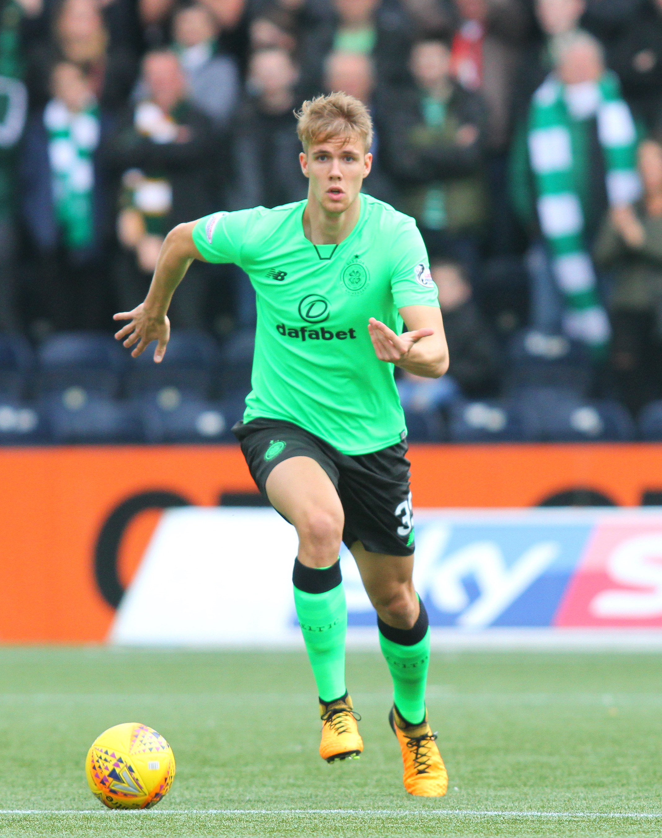 Beefed up Celtic defender Kristoffer Ajer ready to muscle into Hoops backline