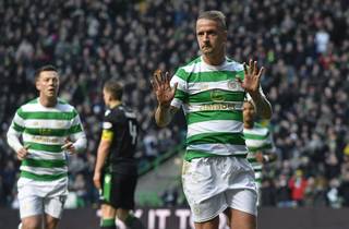 Celtic 1 Hibs 0; Leigh Griffithsâ afternoon sullied with injury Celtic 1 Hibs 0; Leigh Griffithsâ afternoon sullied with injury
