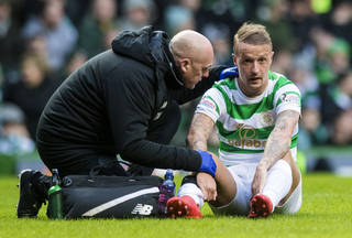 Celtic striker Leigh Griffiths has seen a specialist to get to bottom of calf problems Celtic striker Leigh Griffiths has seen a specialist to get to bottom of calf problems