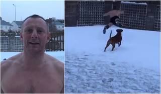 Video: Rab Douglas Nominates Chris Sutton and Stiliyan Petrov for Snow Angel Challenge Video: Rab Douglas Nominates Chris Sutton and Stiliyan Petrov for Snow Angel Challenge