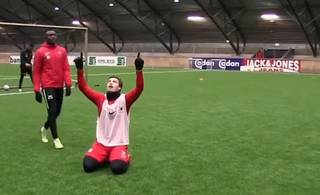 Video: Erik Sviatchenko Really Enjoyed Scoring this Tidy Goal in Training Video: Erik Sviatchenko Really Enjoyed Scoring this Tidy Goal in Training