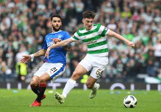 Celtic’s Kieran Tierney focused on wrapping up league title after Rangers cup triumph