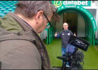 Celtic superfan Jay Beatty takes part in filming for BBC One’s Show Celtic superfan Jay Beatty takes part in filming for BBC One’s Show