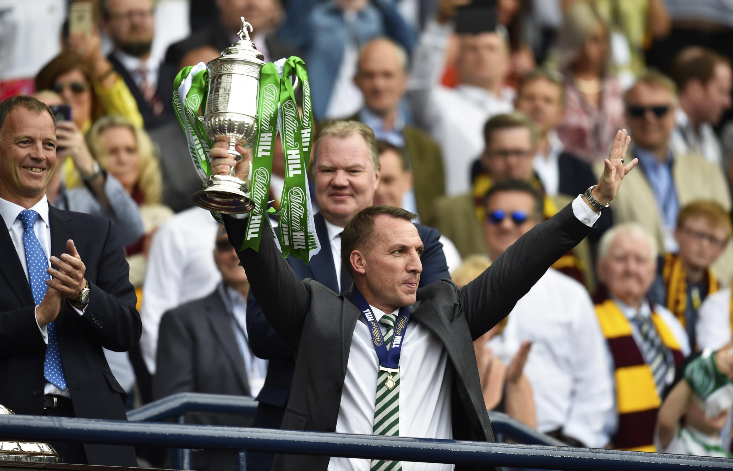 Brendan Rodgers: Celtic double treble has been magical &ndash; I feel lucky to be here