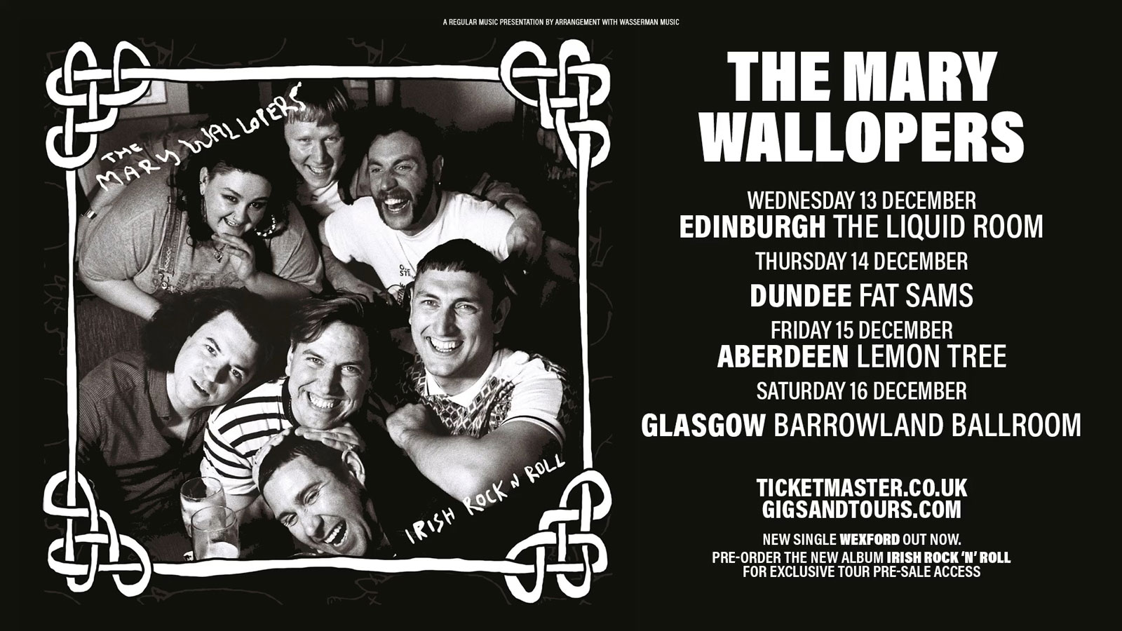 Get tickets for The Mary Wallopers December 2023 Tour