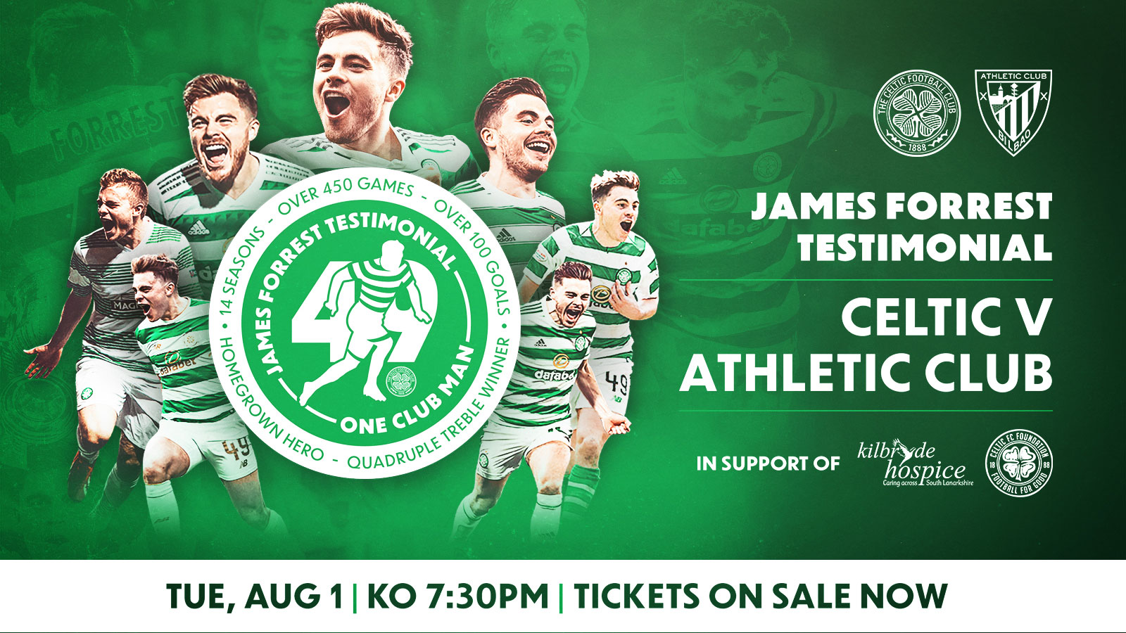 Celebrating a Celtic Legend: The James Forrest Testimonial Match