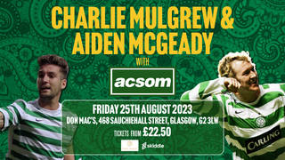 Join Charlie Mulgrew & Aiden McGeady with A Celtic State of Mind and be in with a chance of winning a signed Celtic jersey