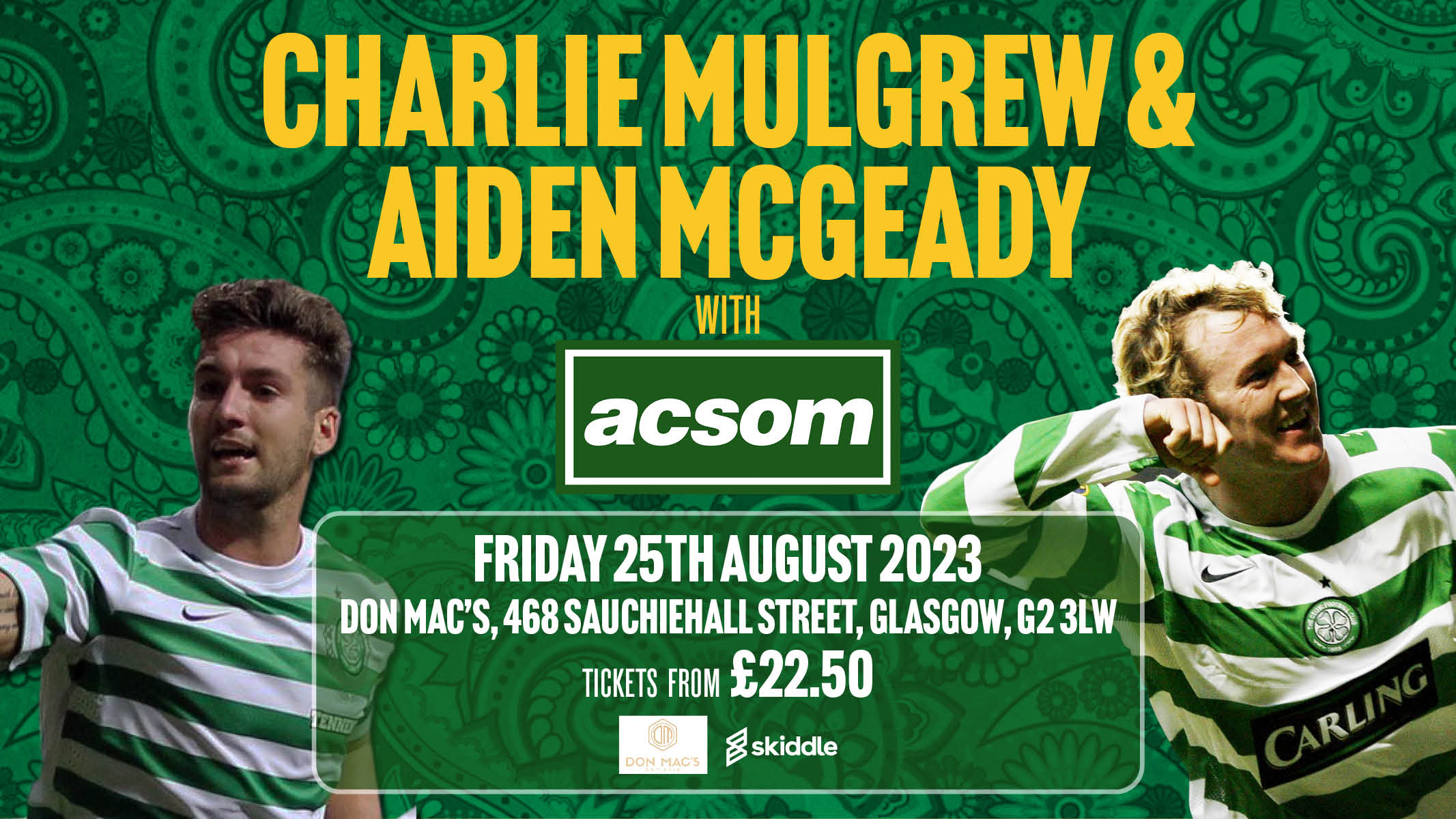Join Charlie Mulgrew & Aiden McGeady with A Celtic State of Mind and be in with a chance of winning a signed Celtic jersey