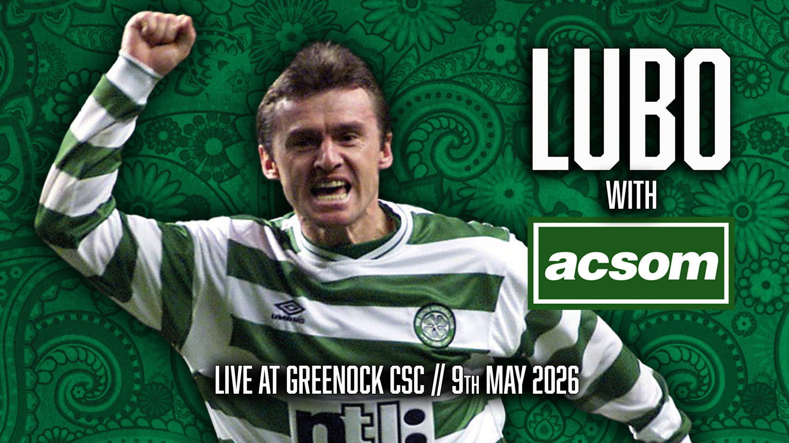 Join LUBO MORAVCIK with A Celtic State of Mind and be in with a chance of winning a Celtic jersey signed by Lubo