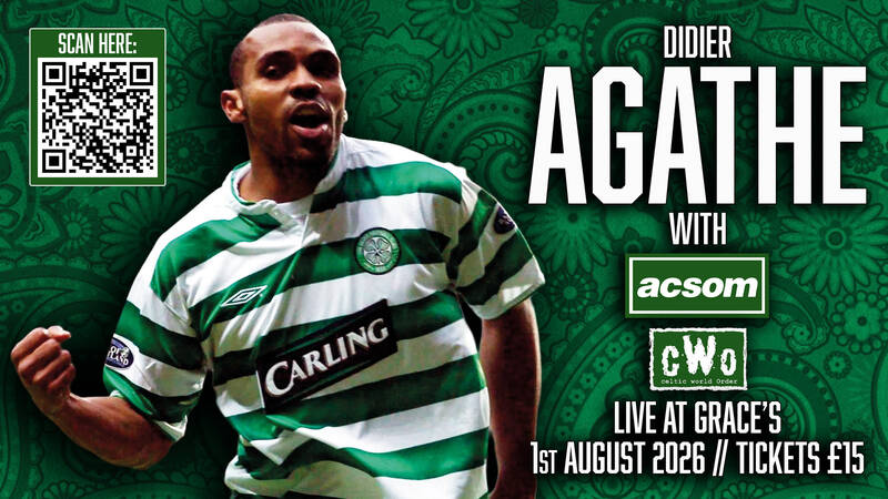 Join Didier Agathe with A Celtic State of Mind and be in with a chance of winning a Celtic jersey signed by Didier