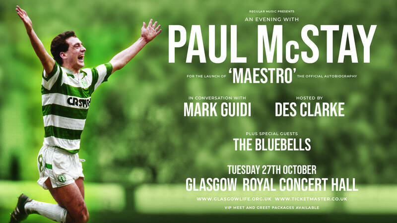 Join Paul McStay ​​​​​​​for an exclusive celebratory night marking the release of the Celtic legend’s official autobiography, Maestro