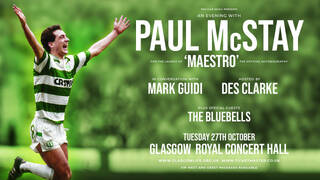 Join Paul McStay ​​​​​​​for an exclusive celebratory night marking the release of the Celtic legend’s official autobiography, Maestro